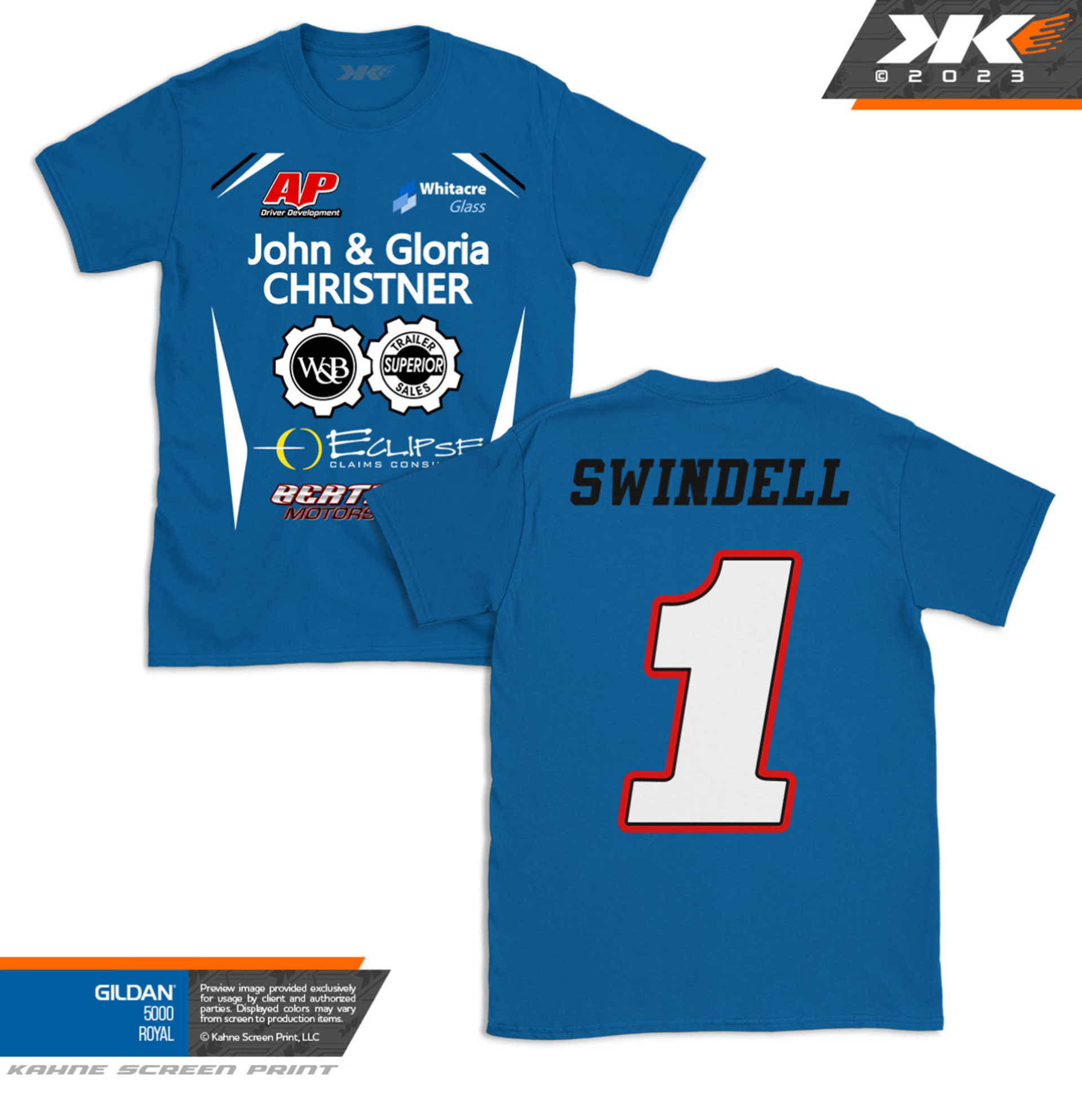 Chili Bowl 2024 Crew Shirt (Swindell) Sammy Swindell Racing