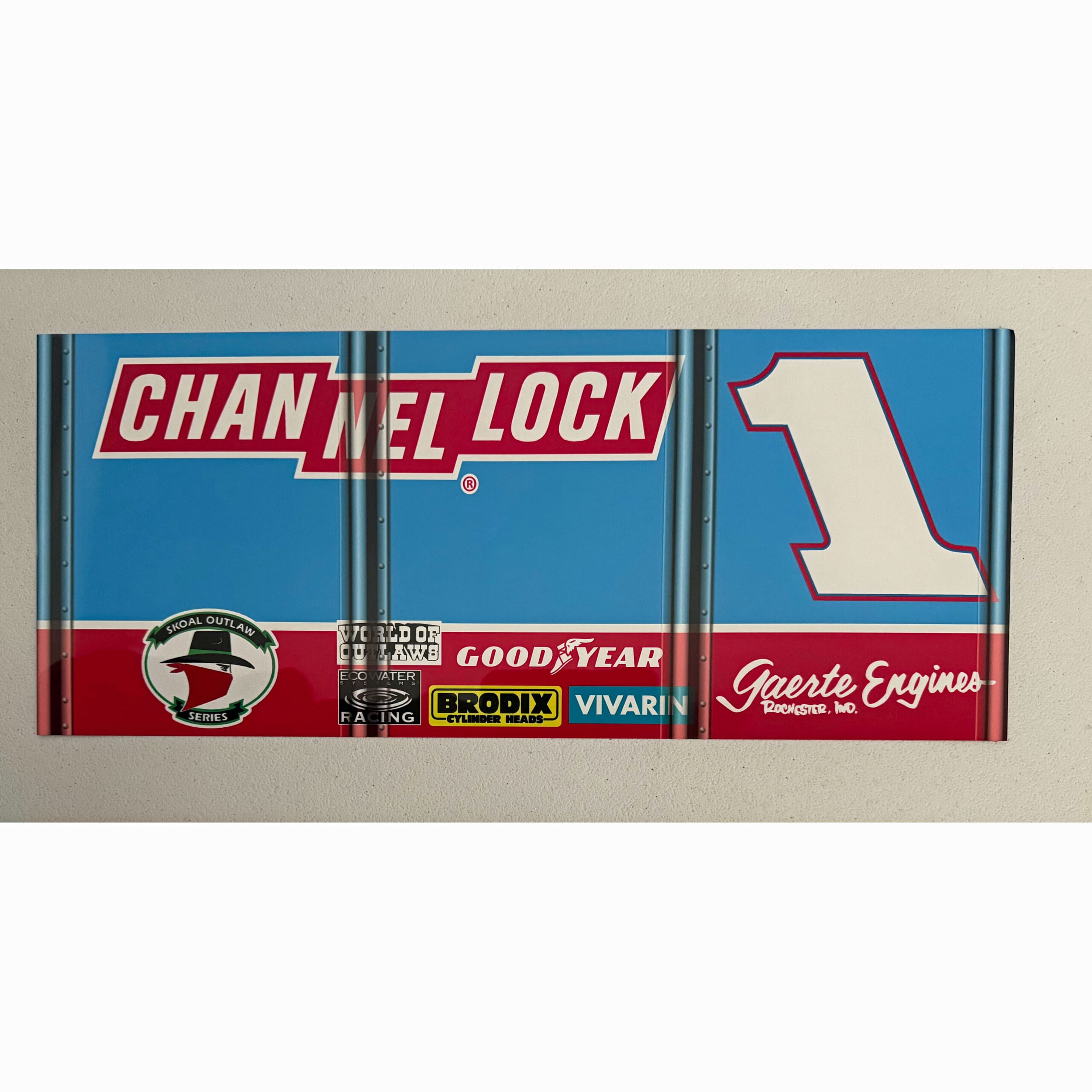 Sammy Mini-Wing Panel CHANNELLOCK® #1 | Sammy Swindell Racing